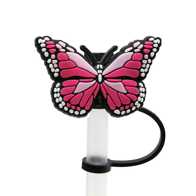 Cubierta de paja de mariposa de 10pcs de mariposa al por mayor
